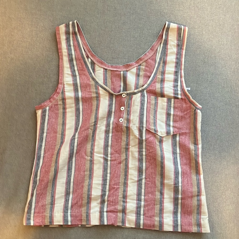 Cropped Cotton Tank